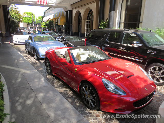 Ferrari California spotted in Beverly Hills, California