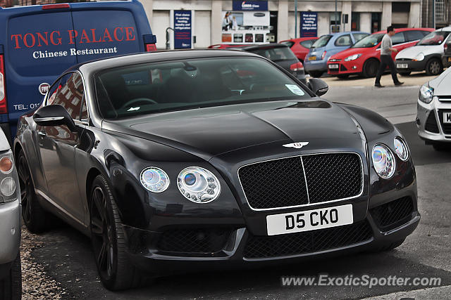 Bentley Continental spotted in Leeds, United Kingdom