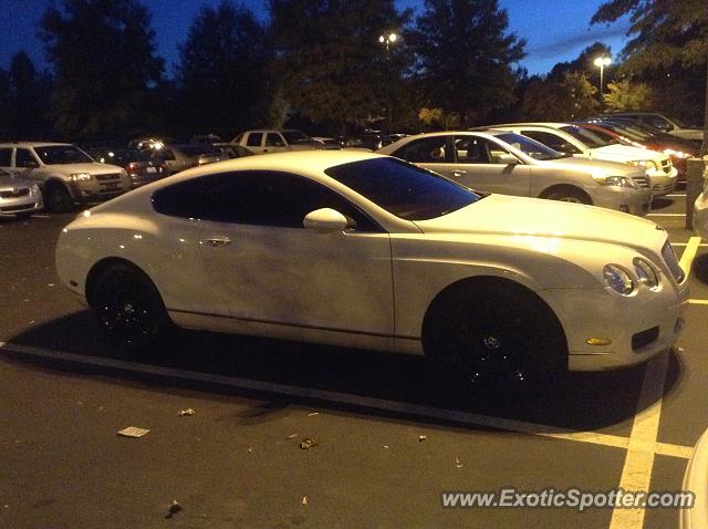 Bentley Continental spotted in Charlotte, North Carolina