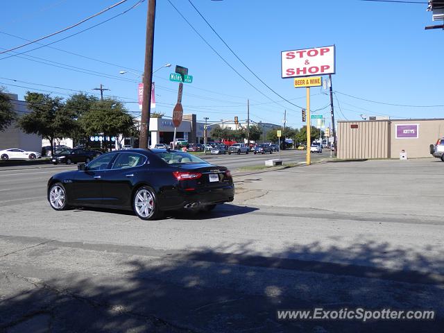 Maserati Quattroporte spotted in Dallas, Texas