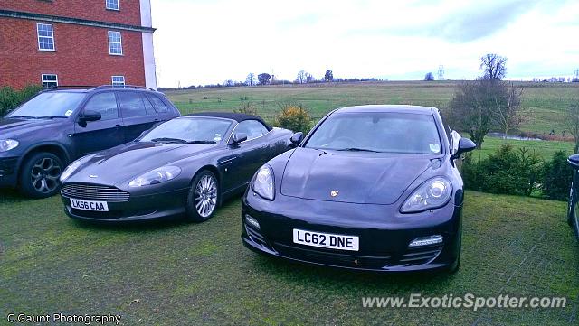 Aston Martin DB9 spotted in Dogmersfield, United Kingdom