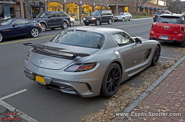 Mercedes SLS AMG spotted in Greenwich, Connecticut