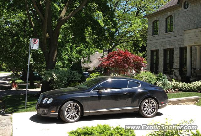 Bentley Continental spotted in Toronto, Canada