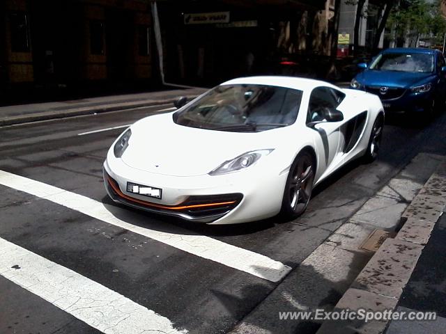 Mclaren MP4-12C spotted in Sydney, Australia