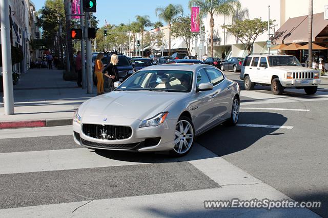 Maserati Quattroporte spotted in Beverly Hills, California