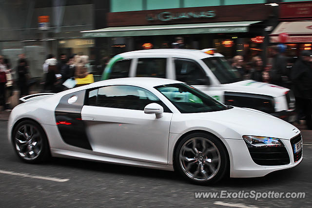 Audi R8 spotted in Manchester, United Kingdom