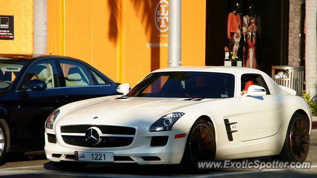 Mercedes SLS AMG spotted in Beverly Hills, California