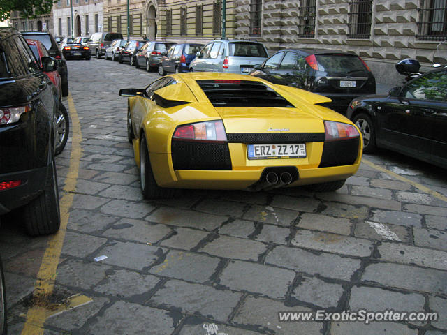 Lamborghini Murcielago spotted in Milano, Italy