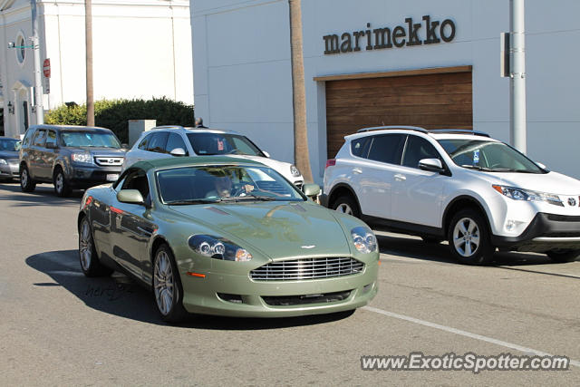 Aston Martin DB9 spotted in Beverly Hills, California