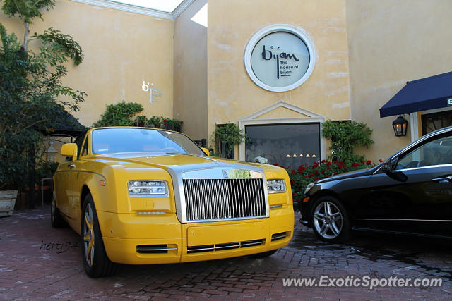 Rolls Royce Phantom spotted in Beverly Hills, California