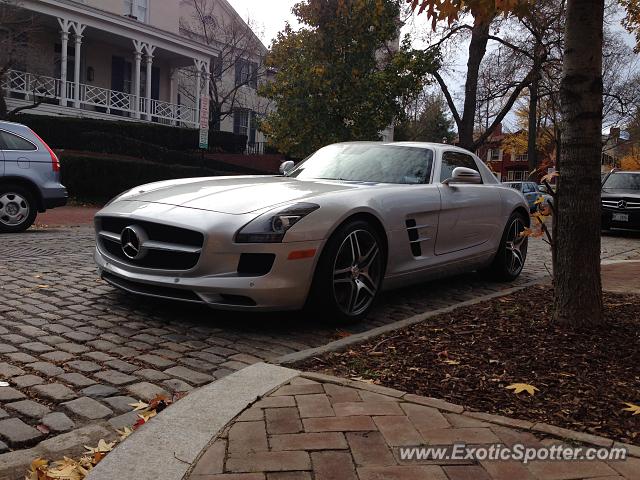 Mercedes SLS AMG spotted in Georgetown, Virginia