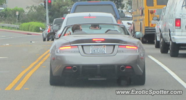 Aston Martin DBS spotted in Laguna beach, California