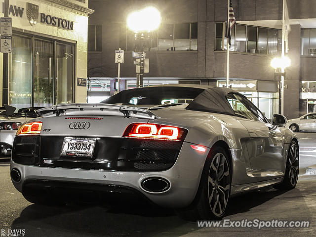 Audi R8 spotted in Boston, Massachusetts