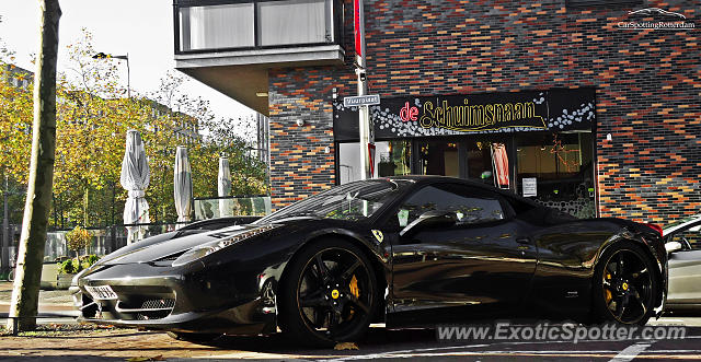 Ferrari 458 Italia spotted in Rotterdam, Netherlands