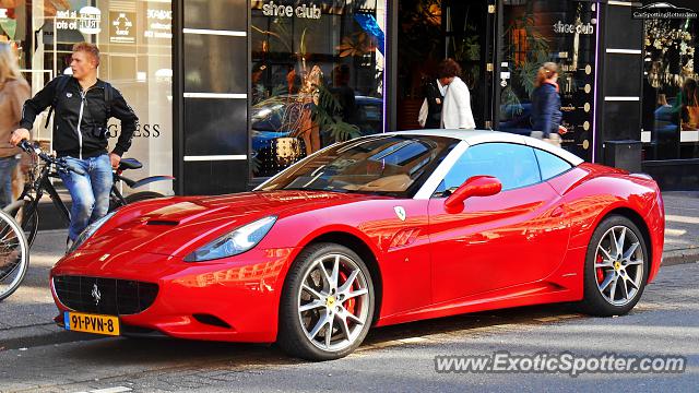 Ferrari California spotted in Rotterdam, Netherlands