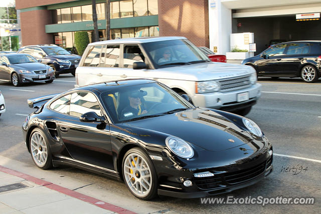 Porsche 911 Turbo spotted in Beverly Hills, California