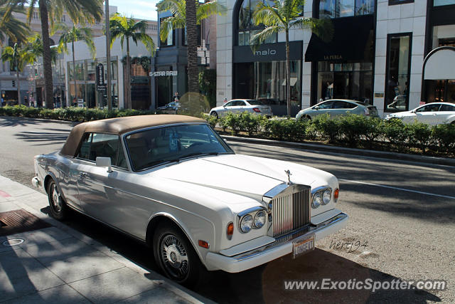 Rolls Royce Corniche spotted in Beverly Hills, California