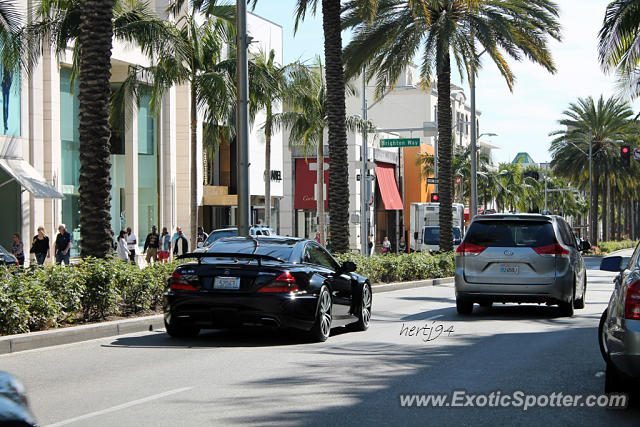 Mercedes SL 65 AMG spotted in Beverly Hills, California