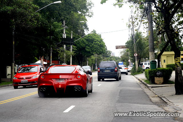 Ferrari F12 spotted in São Paulo, Brazil