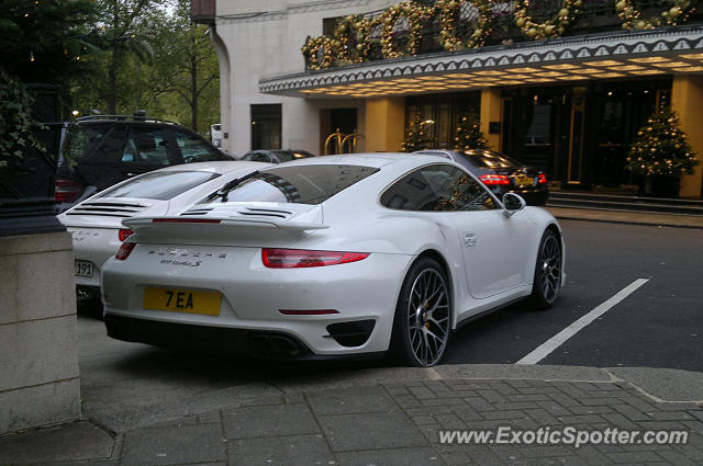 Porsche 911 Turbo spotted in London, United Kingdom