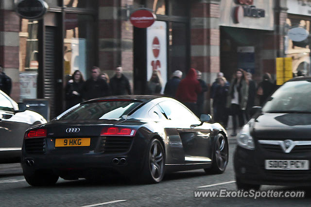 Audi R8 spotted in Manchester, United Kingdom