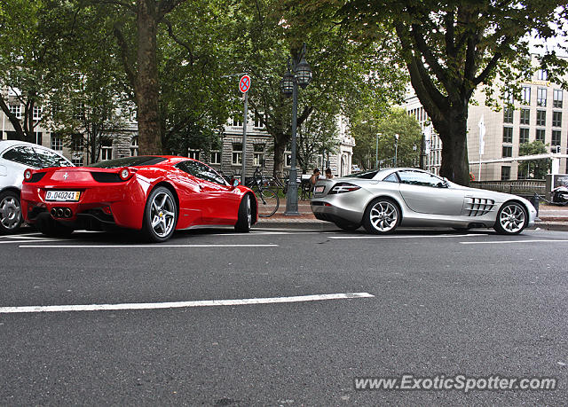 Mercedes SLR spotted in Düsseldorf, Germany