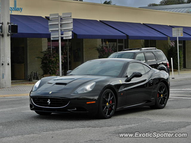 Ferrari California spotted in Delray, Florida