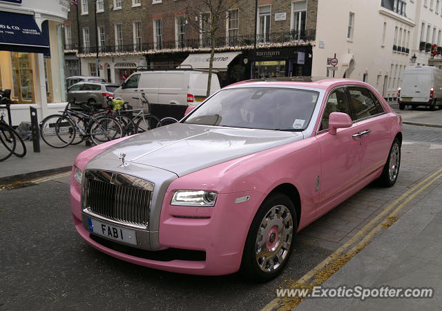 Rolls Royce Ghost spotted in London, United Kingdom