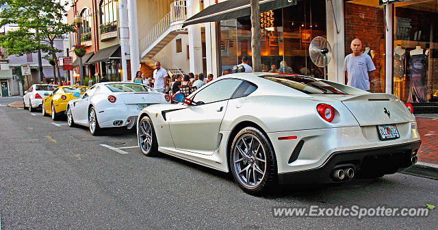 Ferrari 599GTO spotted in Red Bank, New Jersey