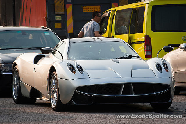 Pagani Huayra spotted in Hong Kong, China