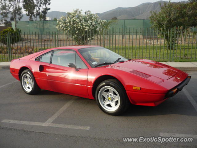 Ferrari 308 spotted in Lima, Peru