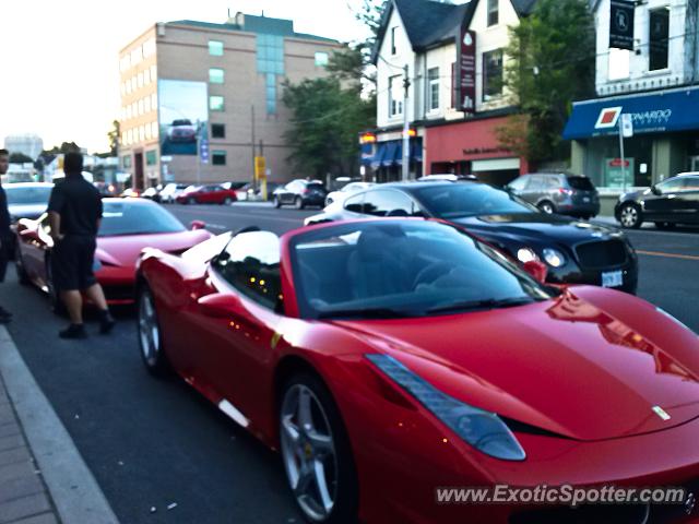 Ferrari 458 Italia spotted in Toronto, Canada