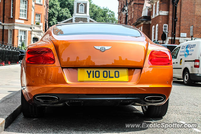 Bentley Continental spotted in London, United Kingdom