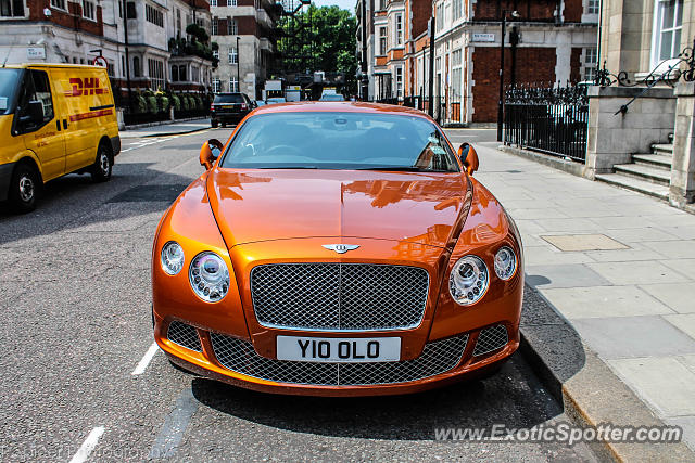 Bentley Continental spotted in London, United Kingdom