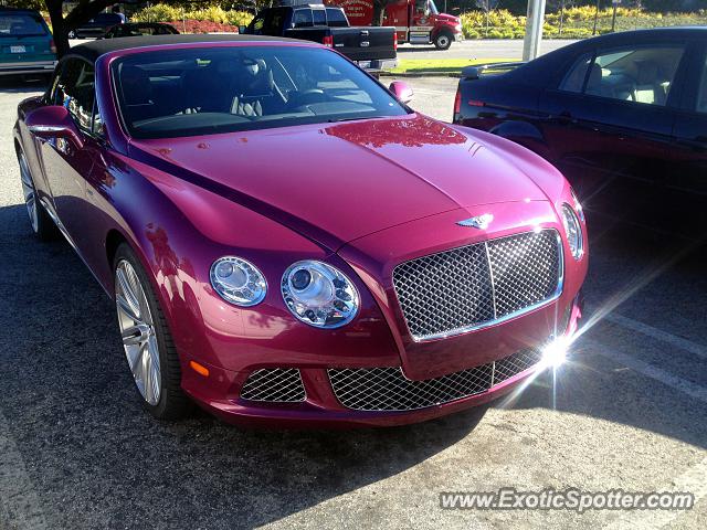 Bentley Continental spotted in Burlingame, California