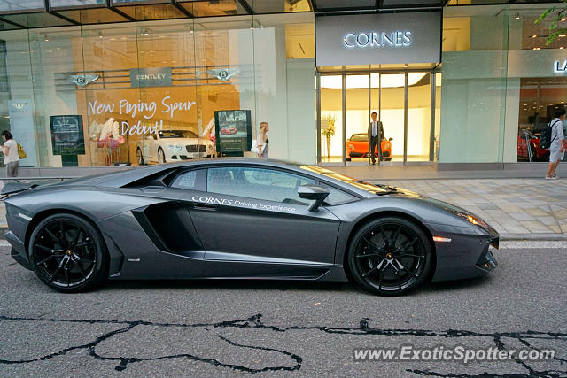 Lamborghini Aventador spotted in Tokyo, Japan