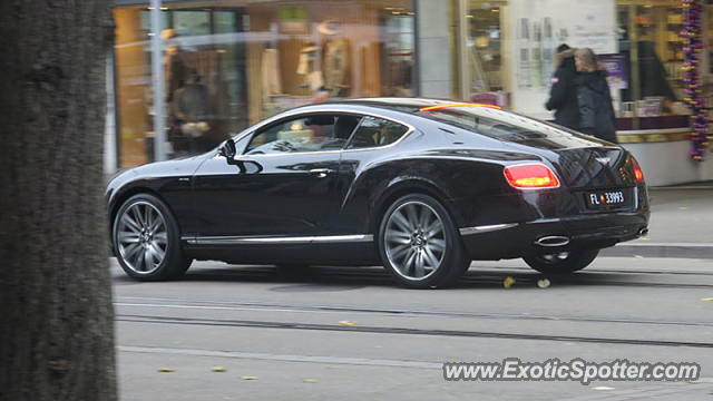 Bentley Continental spotted in Zürich, Switzerland