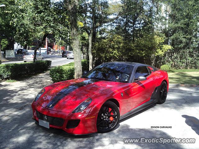 Ferrari 599GTO spotted in São Paulo, Brazil