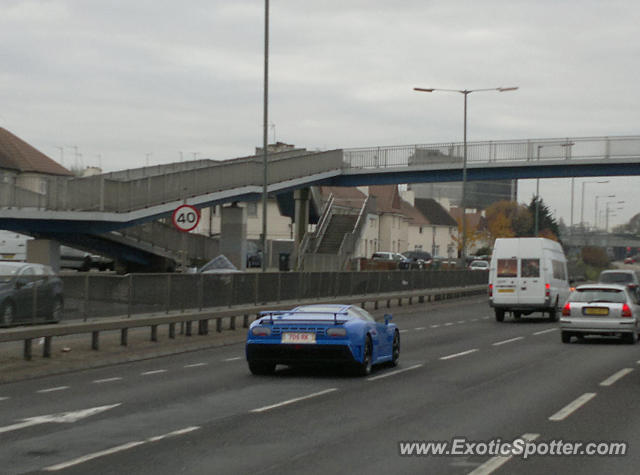 Bugatti EB110 spotted in London, United Kingdom