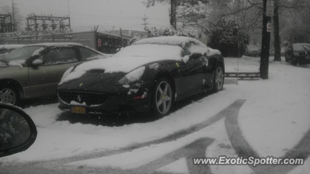 Ferrari California spotted in Hewlett, New York