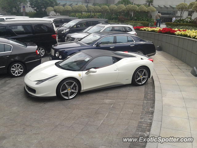 Ferrari 458 Italia spotted in Hong Kong, China