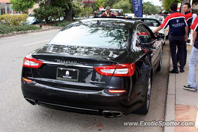 Maserati Quattroporte spotted in Carmel, California