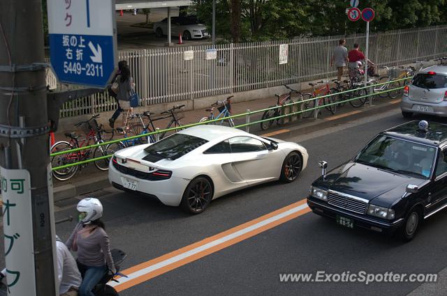 Mclaren MP4-12C spotted in Tokyo, Japan