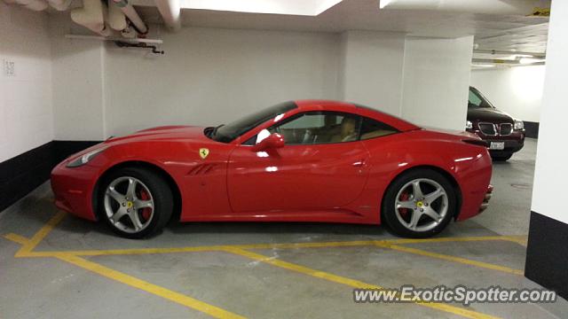 Ferrari California spotted in Toronto, Canada