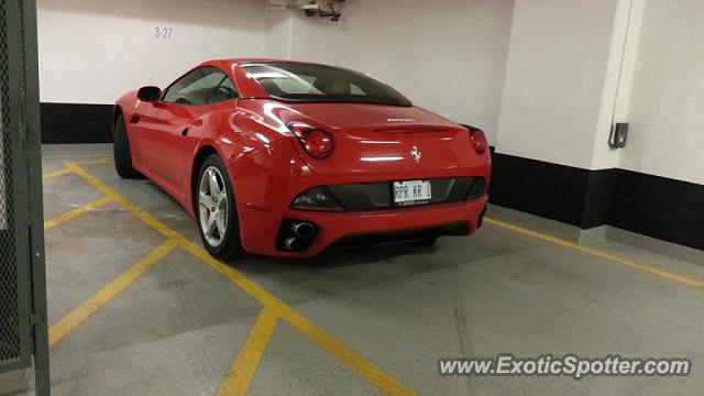 Ferrari California spotted in Toronto, Canada