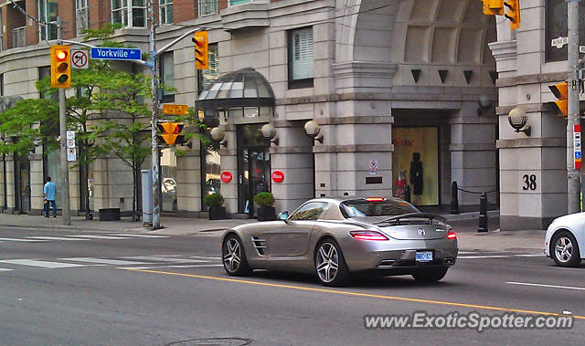 Mercedes SLS AMG spotted in Toronto, Ontario, Canada