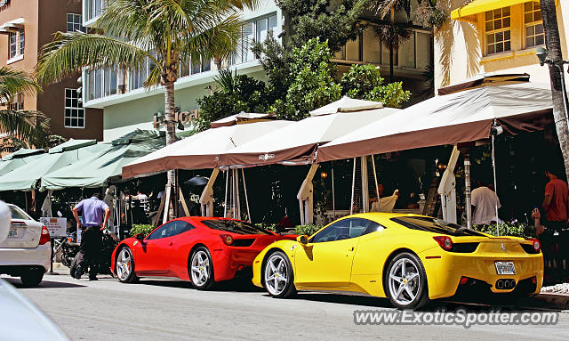 Ferrari 458 Italia spotted in Miami, Florida