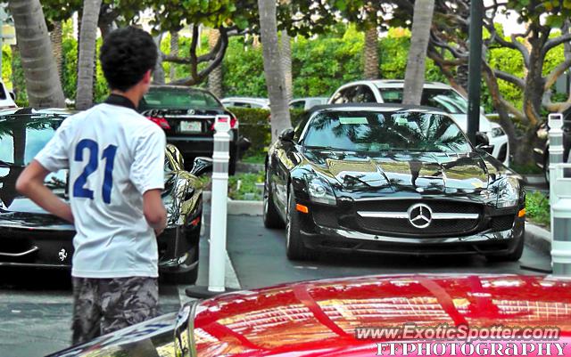 Mercedes SLS AMG spotted in Miami, Florida