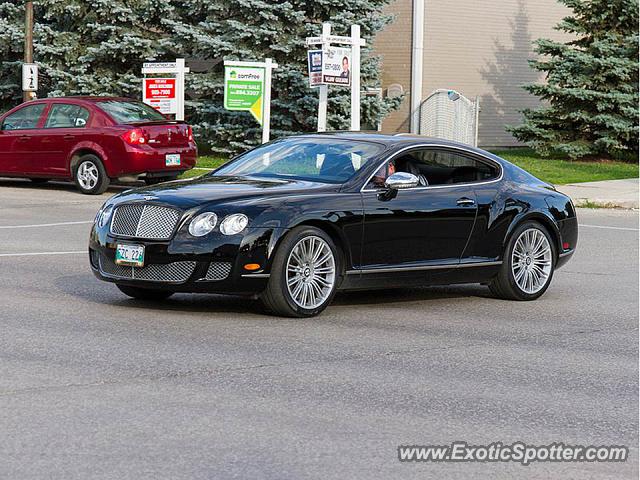 Bentley Continental spotted in Winnipeg, Canada