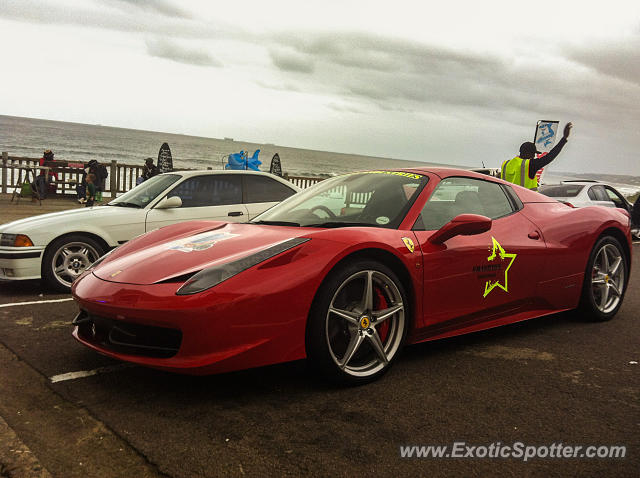 Ferrari 458 Italia spotted in Ballito, South Africa